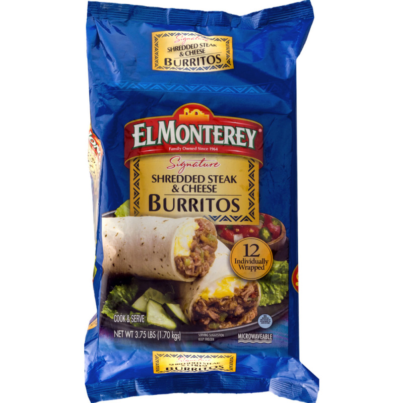 El Monterey Shredded Steak & Cheese Burritos 12 CT El Monterey(71007159343) customers reviews