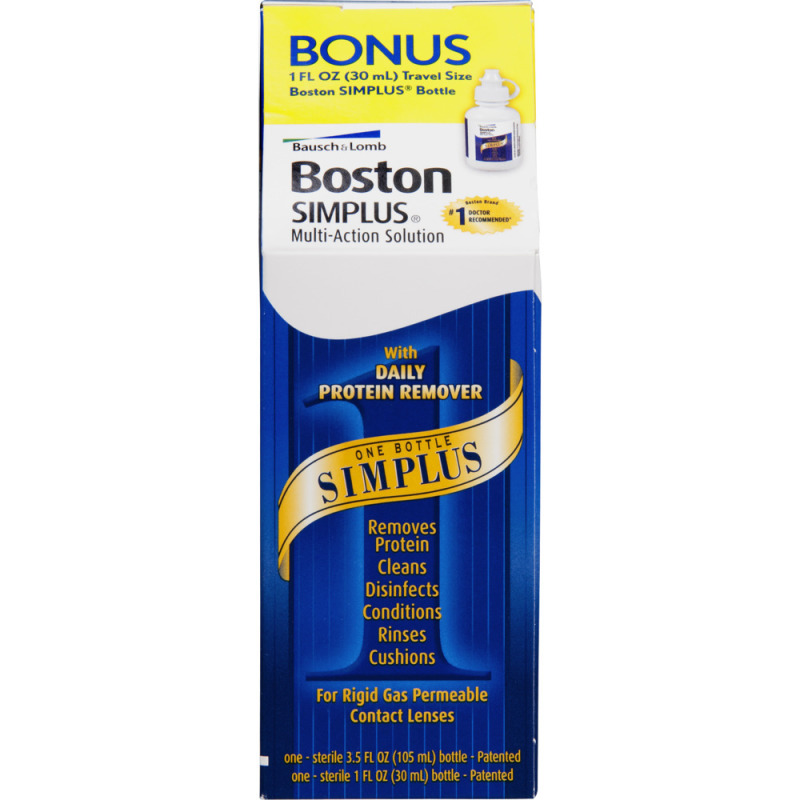Bausch & Lomb Boston Simplus Multi-Action Solution Boston(310119056653 ...